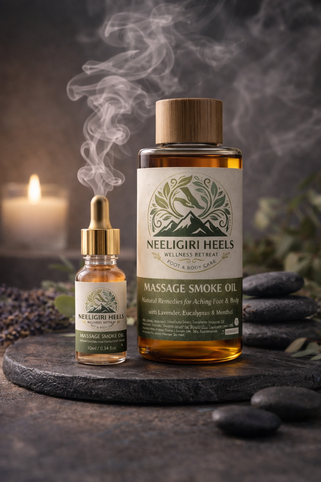NEELIGIRI HEELS Massage Smoke Oil