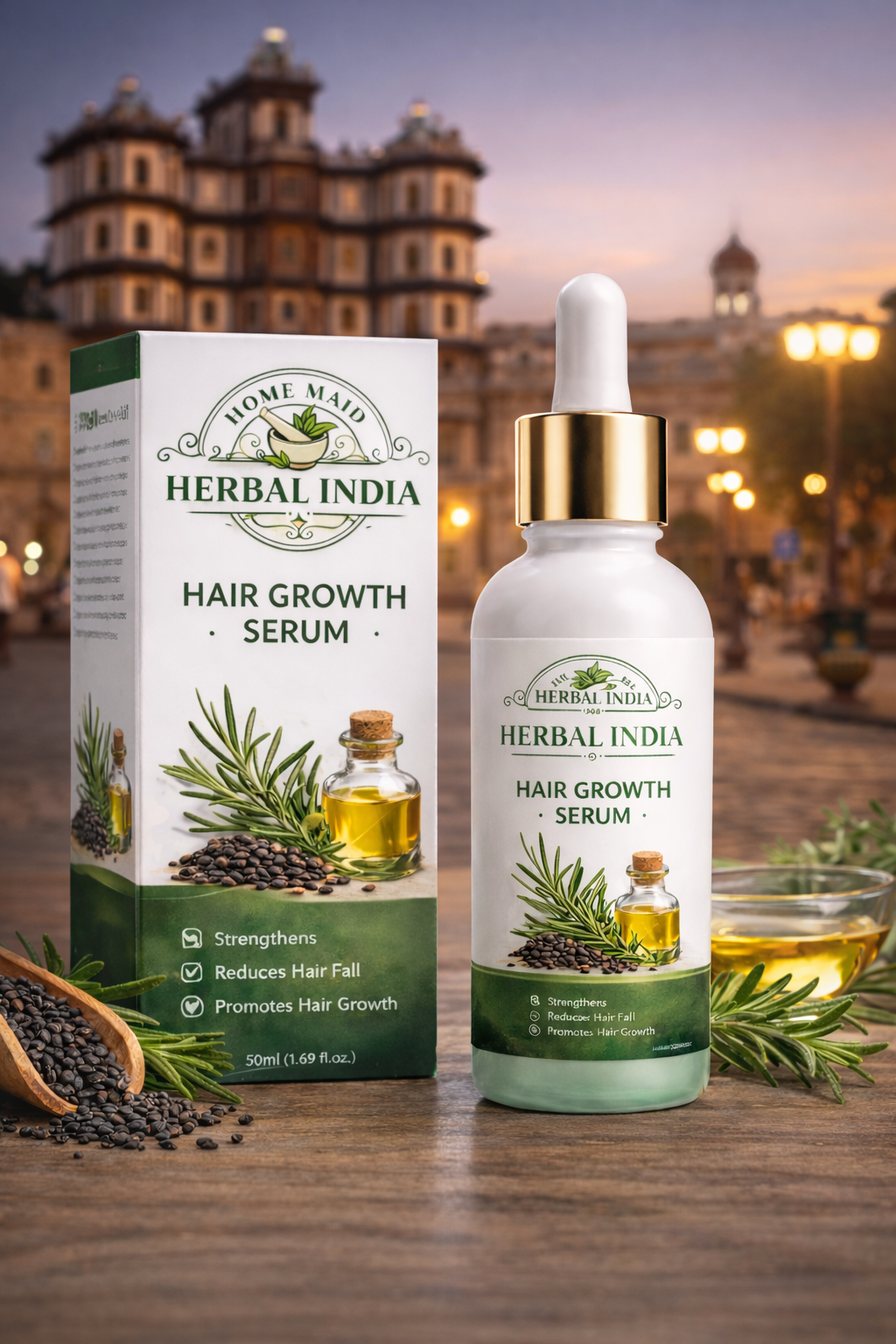 🌿 HERBAL INDIA Hair Growth Serum