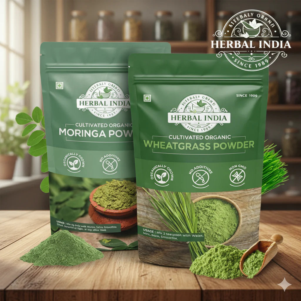 🌿 HERBAL INDIA – PREMIUM MORINGA POWDER