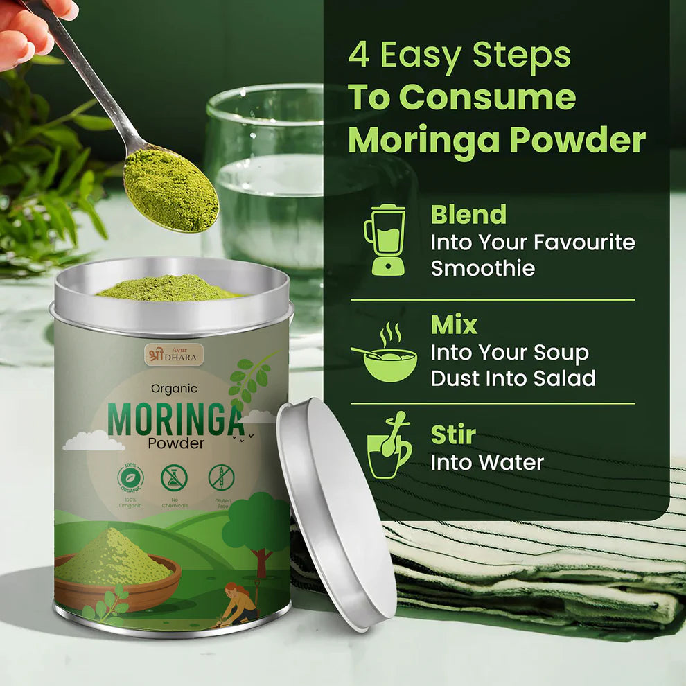 Herbal India Premium Moringa Leaf Powder